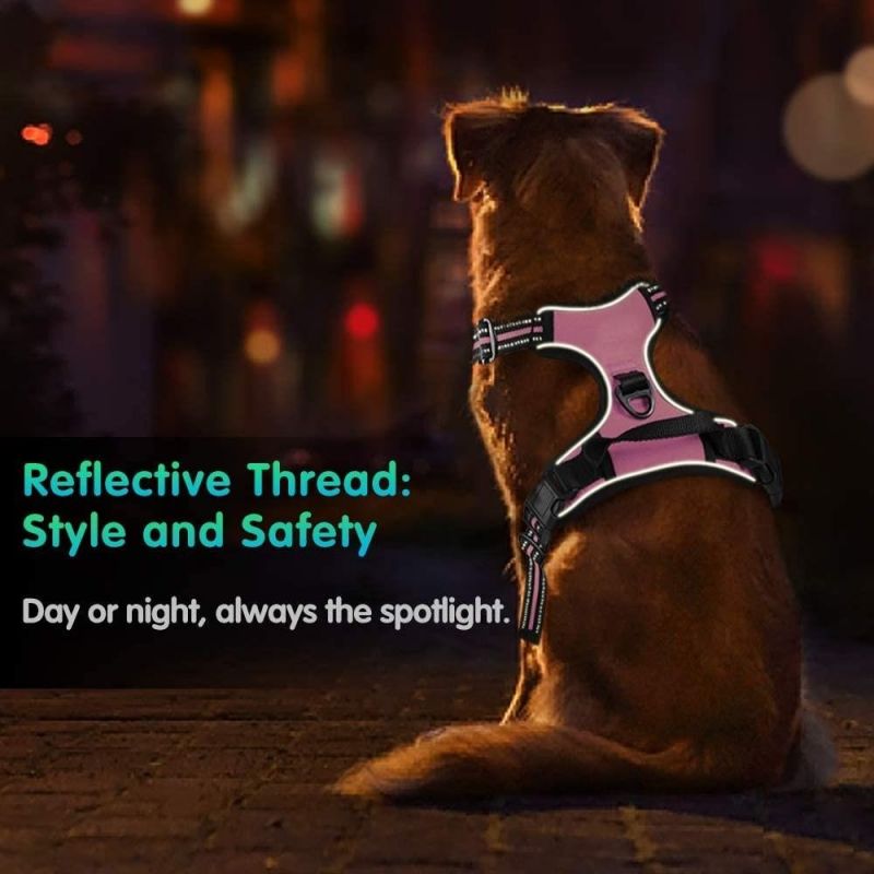 Easy to Wear & Adjust Reflective Dog Harness