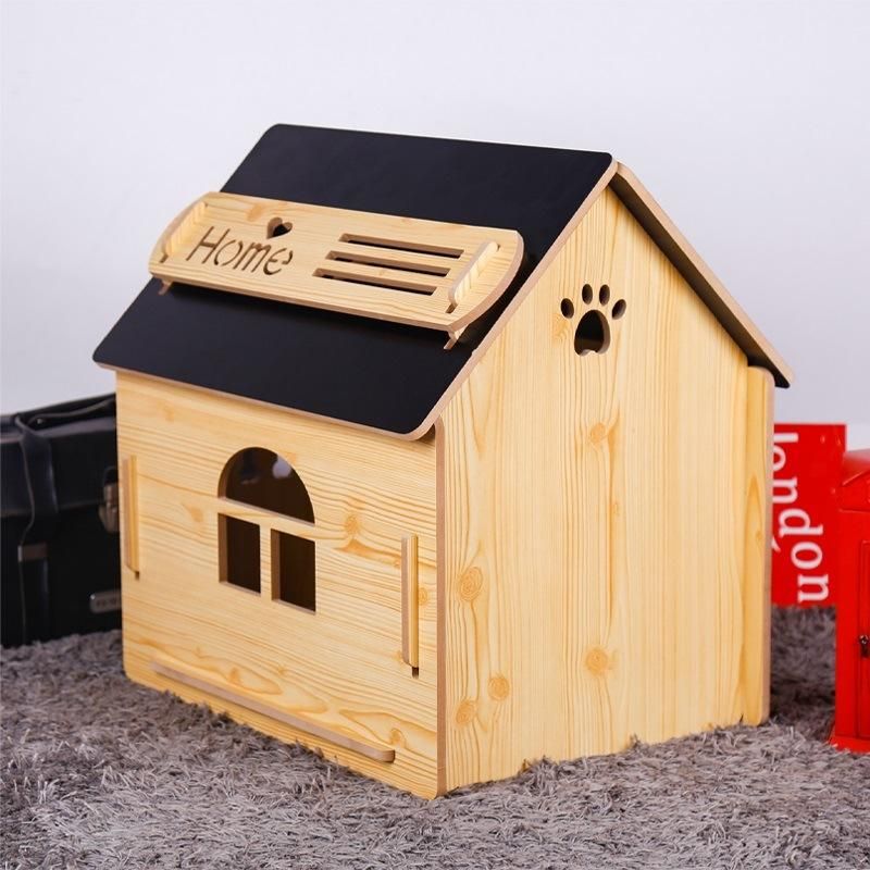 Hot Sale Wooden Cat Furniture Pet Cage Dog Bed Kennel Pet House Products Supply