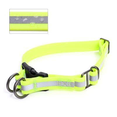 TPU Dog Collar Waterproof Night Reflective Flexible Puppy Collars