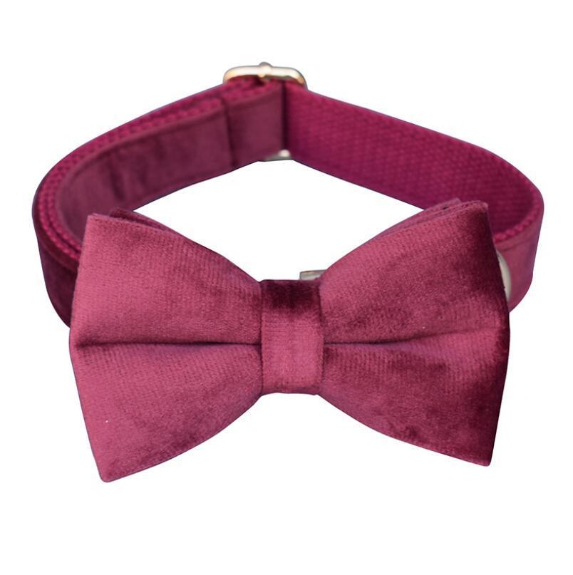 Soft & Comfy Velvet Dog Collar and Leash Set