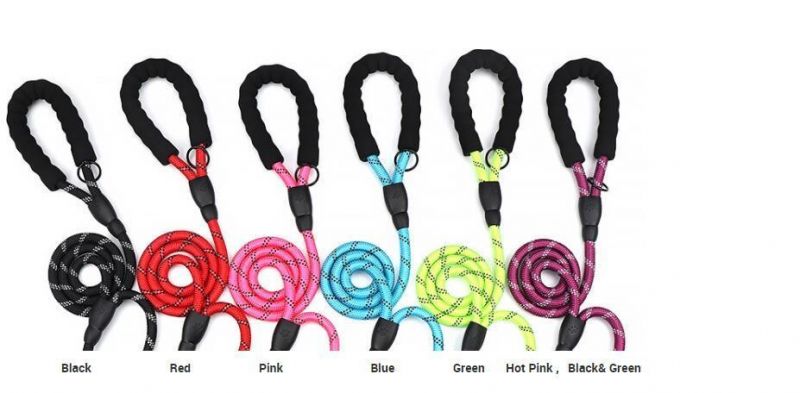 Strong Large Reflective Nylon Braided Climbing Rope Dog Leash