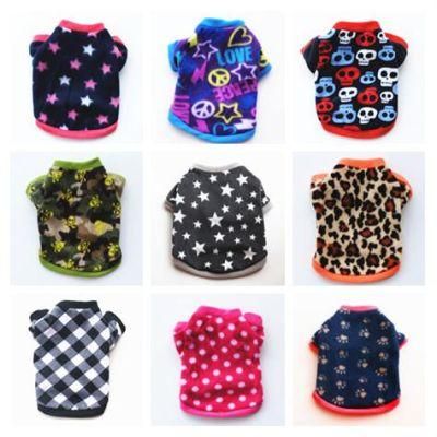 Soft Warm Fleece Dog Coat with Various Design