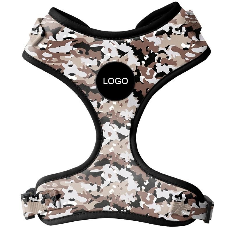 Camouflage Rose Red Pet Harness, Camouflage Series Dog Harness