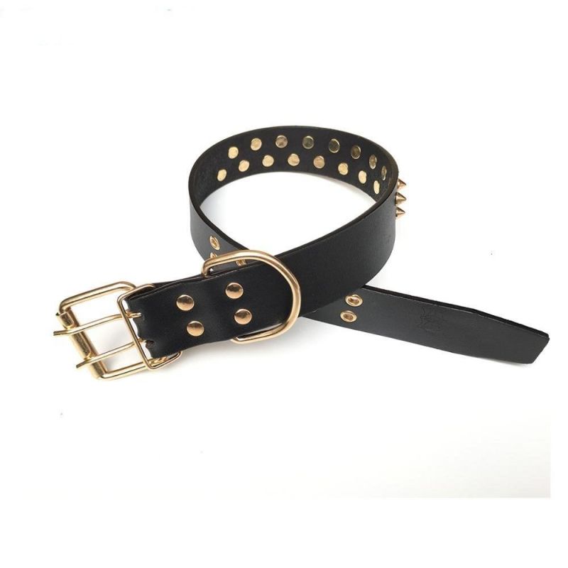 Fashion Factory Direct Customized Color PU Leather Dog Collar for Pet