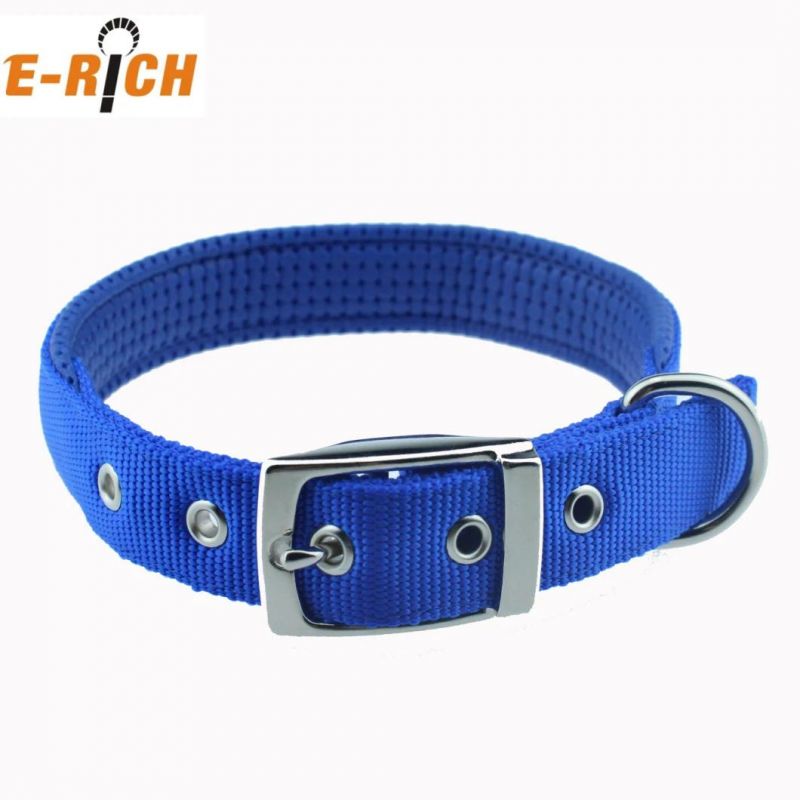 Nylon Soft Padded Adjustable Custom Dog Collars Small Big Dog Puppy Pet Accessories