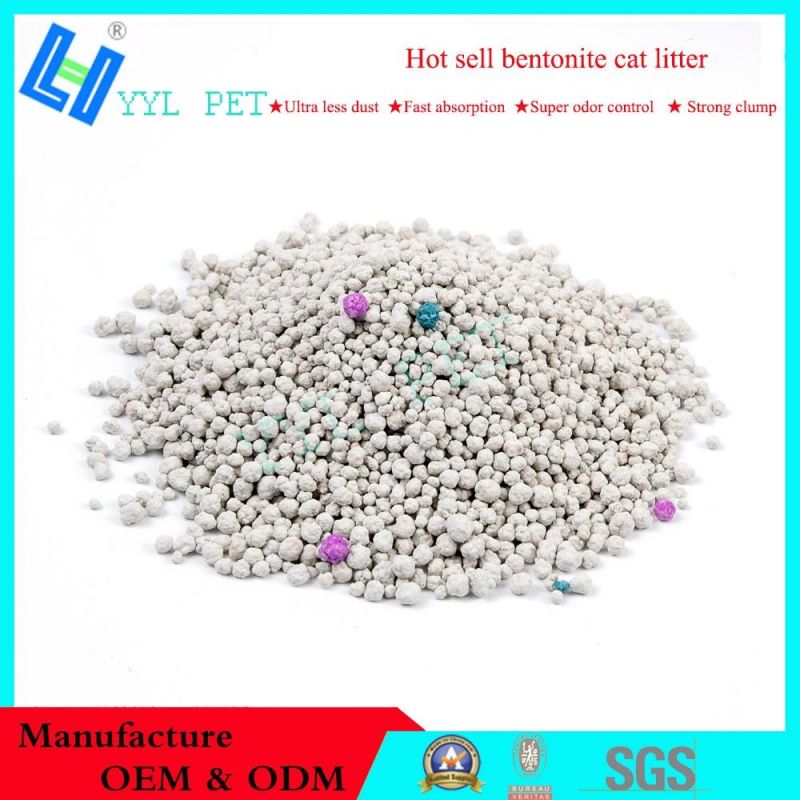 10kg Bentonite Cat Litter 1-4mm Ball Shape