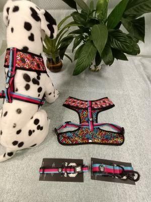 2021 Best Seller Custom Print Brand Logo Comfort Dog Harness, Duo Reversible Pet Harness Factory Price