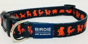 Dog Collar, Pet Collar, Cat Collar, Pattern Collar (art: black zodiac)