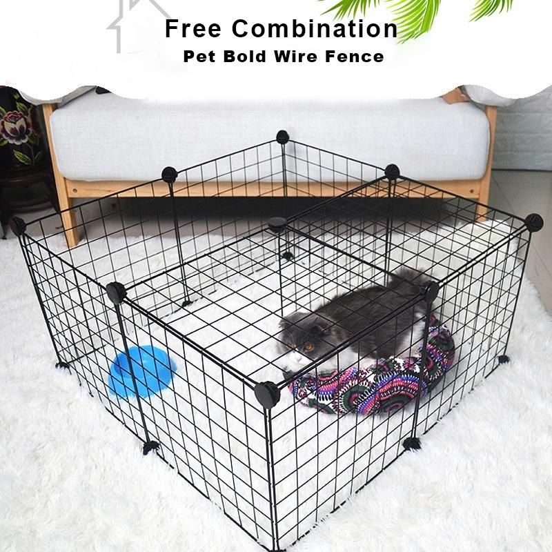 Assembly Small Pet Dog Puppy Cat Cage Fence