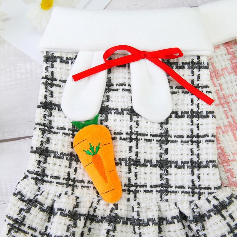 Luxury Cute Polka DOT Ribbon Cozy Sleeveless Summer Dog Shirt Sundress Cotton Pet Dog Dress