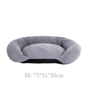 Machine Washable and Printing Soft Pet Sofa Pet Bed