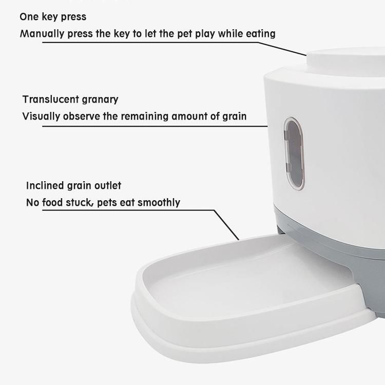 Electronic Cat Automatic Feeder Press Cat Dog Press Dog Food Pet Feeder