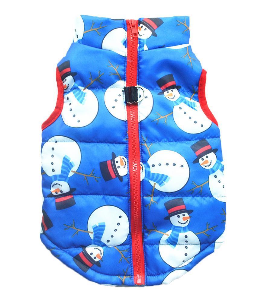 Fashion Holiday Pet Down Jacket Design Winter Clothes Dog Coat