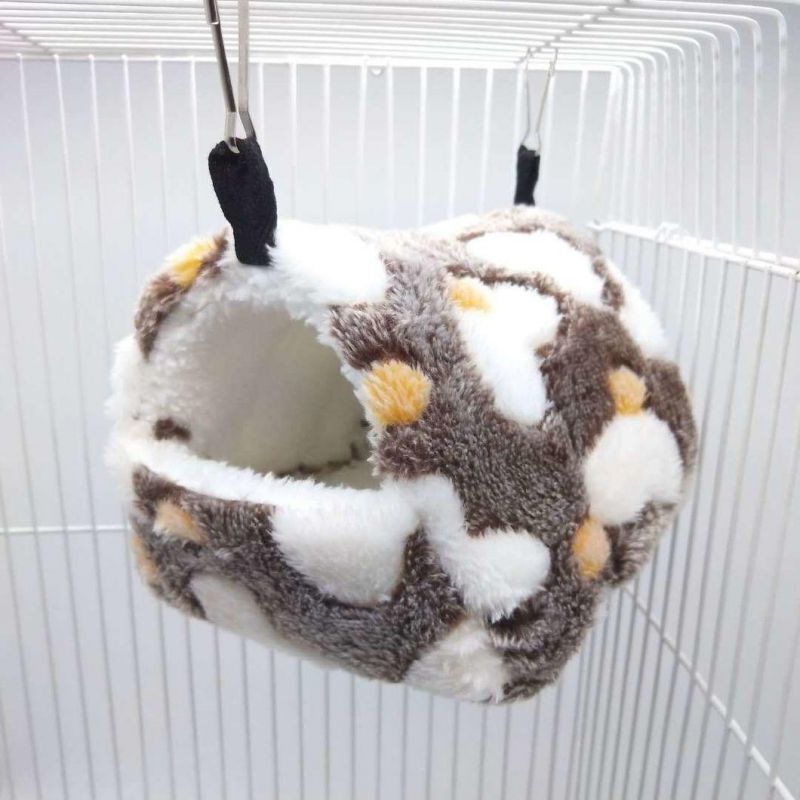 Pet Products Hamster Bed Hamster Beddings Winter Tent Type Plush Hanging Bed Hamster Beddings