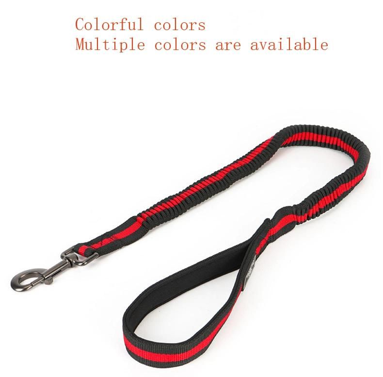 Amazon Hot Pet Products Dog Elastic Leash Diving Material Handle Leash Comfortable Dog Leash