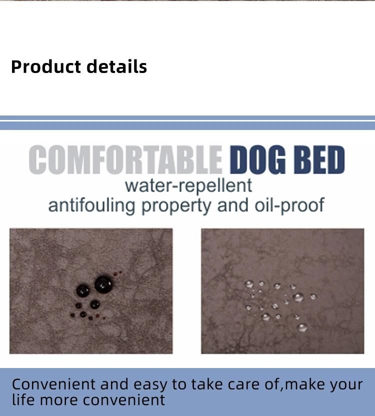 Soft Removable Cover Washable Large Pet Cushion Dog Bed