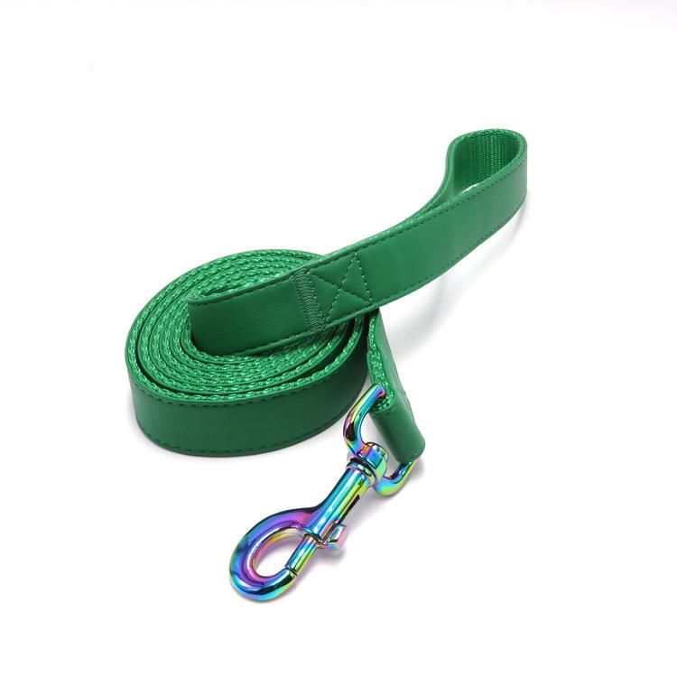 Custom High Quality PU Leather Luxury Pet Dog Leashes Dog Pet Lead