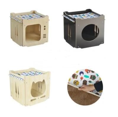 Multiple Sets of Free Combinations Pet Furniture with Hammock Cat House