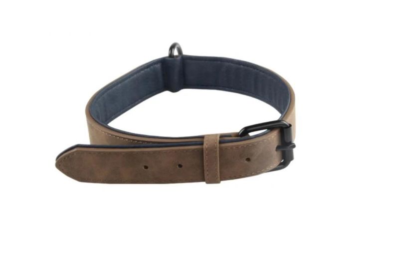 Pet Accessories Custom Dog Collars Durableluxury Soft PU Leather Personalized Pet Dog Tag Necklace Rope Leash Lead