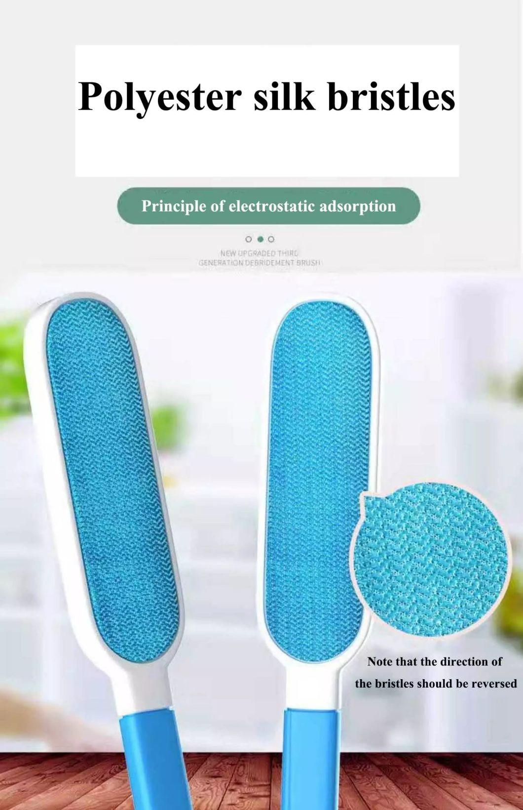 Wholesale Factory Price Clear Away Portable Dust Reusable Double-Sided Pet Hair Removal Brush