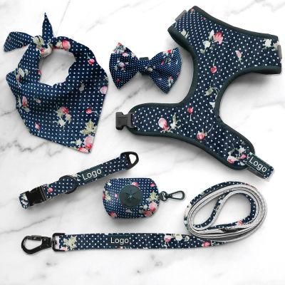 Red Customized Custom Individual Package Xs, S, M, L, XL or Soft Dog Harness Set