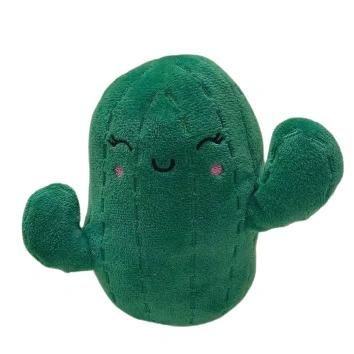 Wholesale Adorable Plush Cactus Toy with Squeakers for Dog