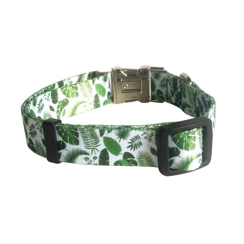 Personalized Polyester Sublimation Dog Collar with Metal Buckle