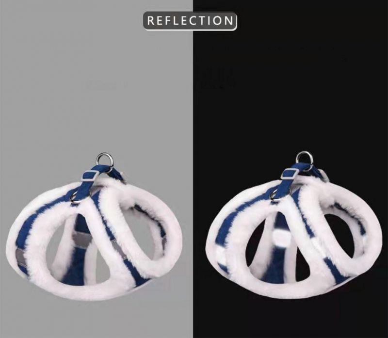 Beautiful Smooth Pet Harness Soft Suede Dog Harness