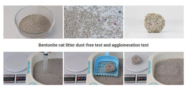 Factory Hot Cat Sand 5kg 10kg 15kg Strong Agglomeration and Deodorization Ball Shape Bentonite Cat Litter