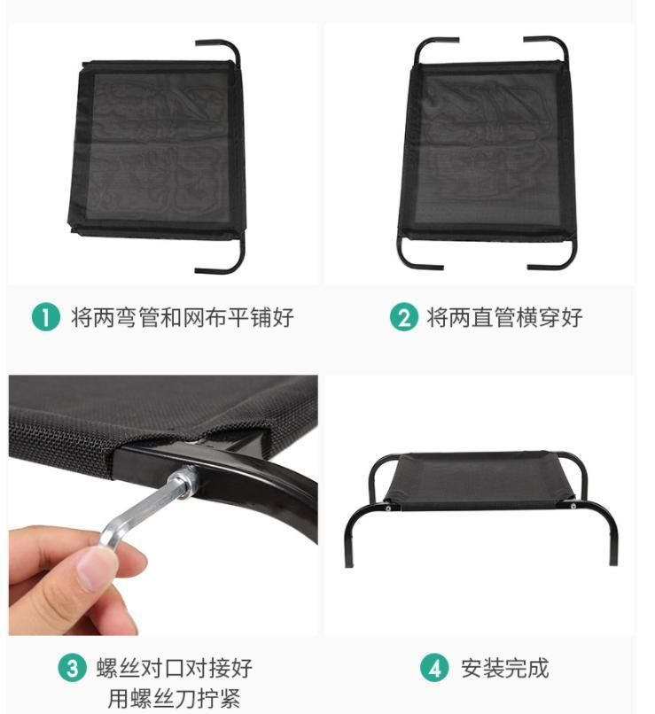 Amazon Top Selling Model Dog Pet Sleeping Bed Teslin Fabric Dog Cot Beds China Wholesaler