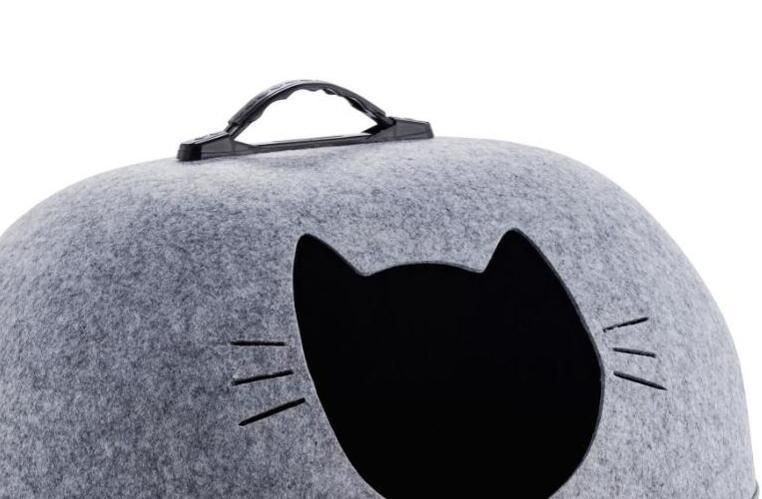 Felt Cat Face Nest Hangbag Cute