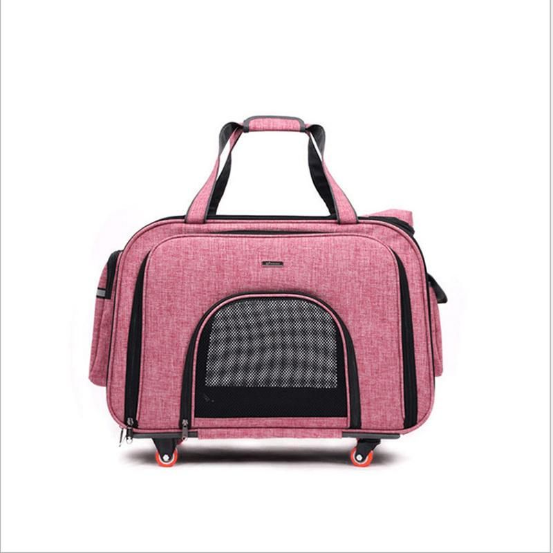 Folding Expandable Outdoor Pet Dog Cat Bag Multi-Purpose Luggage Backpack