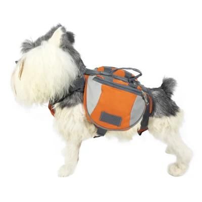 High Quality Reflective Training Outdoor Adjustable Dog Saddle Bag Pet Supply