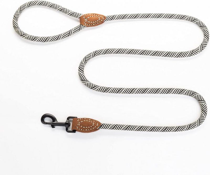 Leather Tailor Reinforce Handle Mountain Climbing Dog Rope Leash