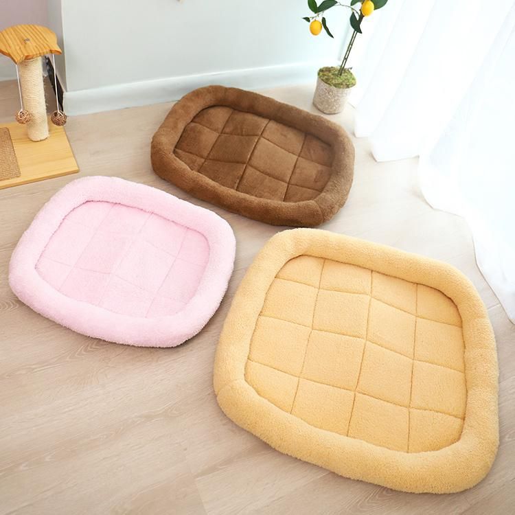 Factory Direct Sales of Simple Warm Multi-Color Square Cat Nest Easy to Clean Pet Supplier