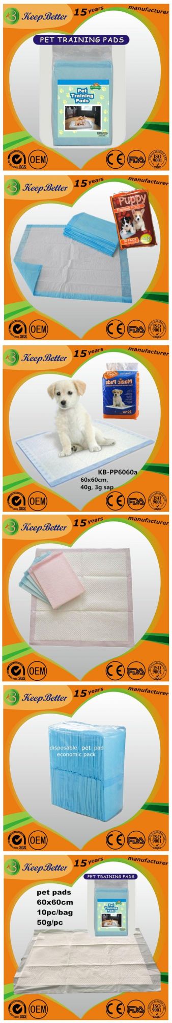 Incontinence Puppy Pet Dog Toilet Training Pads Puppy PEE Pads
