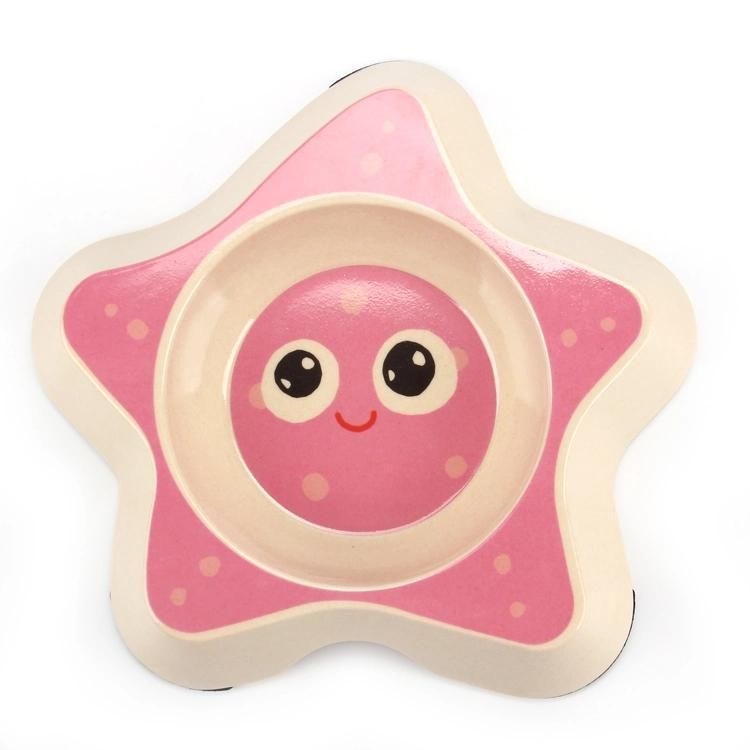 Cute Pet Water Food Feeding Bamboo Dog Bowl