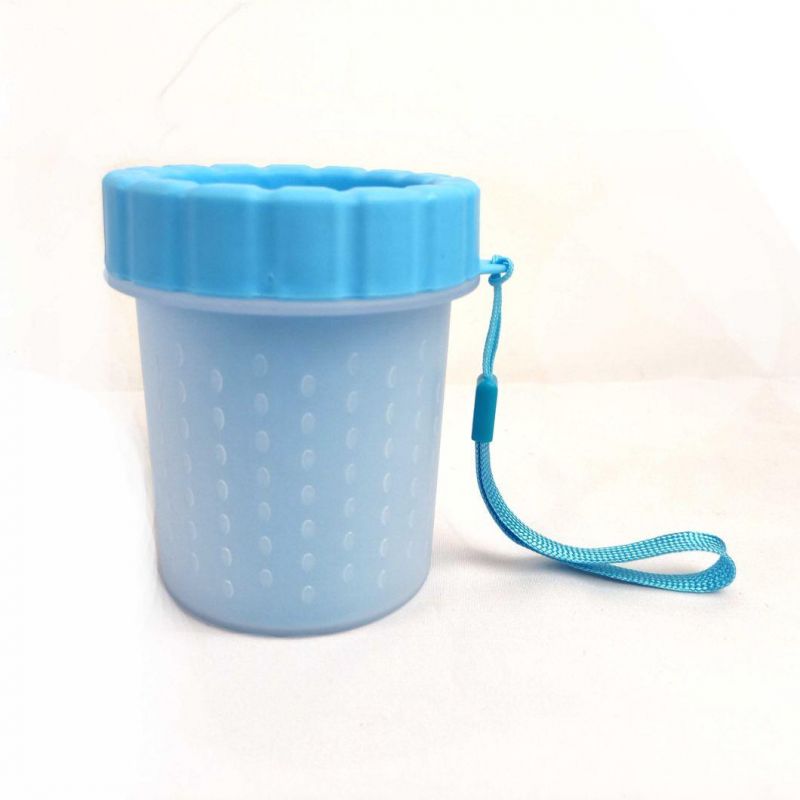 Custom Logo Outdoor Dirty Dogs Travel Portable Washing Cup Foot Pet Washer Cat Dog Paw Cleaner for Dogs