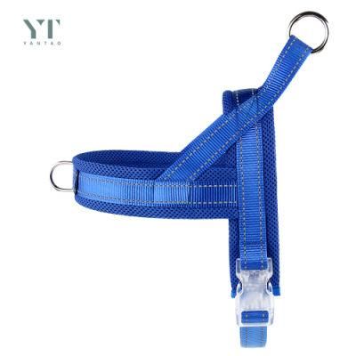 Easy Control Reflective Mesh Padded Personalized Logo Quick Fit Dog Strap Harness