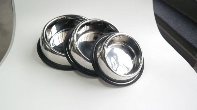 Stainless Steel Cat Bowls Non Slip for Pet Dog Cat
