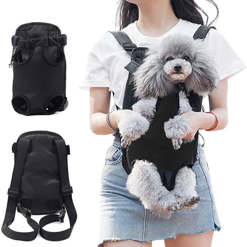 Legs out Front-Facing Pet Carrier Backpack for Small Medium Cat Dog