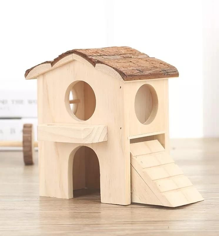 Wooden Hamster Hut Customized Hamster Pet House Small Cage