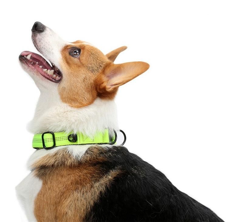 High Quality High Visibility Reflective Soft Adjustable Dog Collar Pet Collar