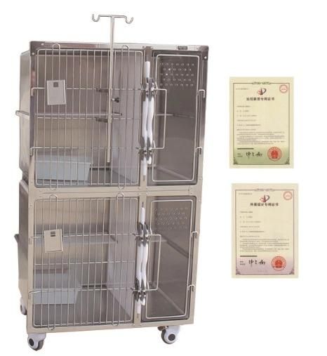 Hot Sale Large Animal Cage Veterinary Pet Cage Stainless Steel Cat Pet Cage House Dogs