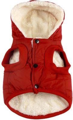 Fleece and Cotton Lining Extra Warm Dog Hoodie in Winter