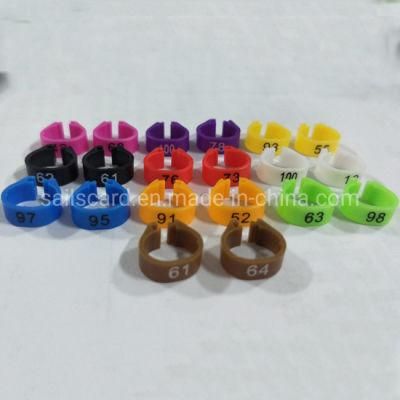 Personalized 10 Color Open Pigeon Clip Rings for Racing Pigeon