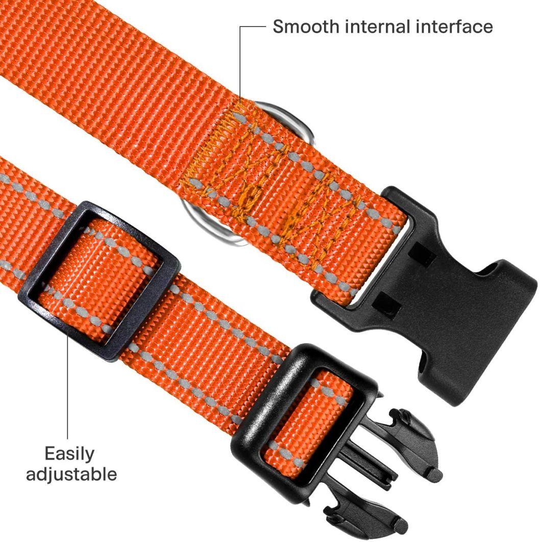 Reflective Quick Release Dog Collar with Multiple Colors