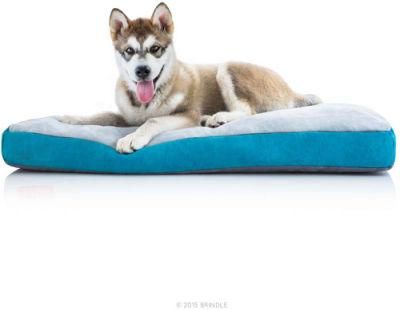 Cozy Fabric Outdoor Dog Bed with Anti-Microbial Waterproof Non-Slip Cover