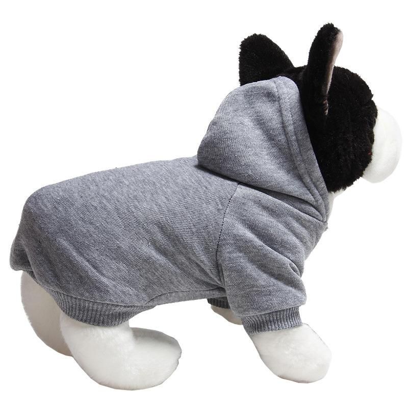 Soft Fleece Winter Warm, Classic Small Medium Large Hoodies Dog Coats Pet Clothes