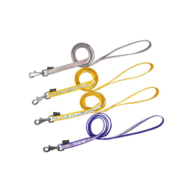 Heavy Duty Custom Designer Adjustable Luxury Fancy Fashion Dog Collar and Leash Set